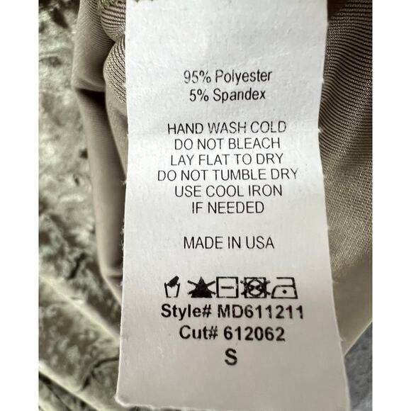 Anthropologie Maronie Dress Small Crushed Velvet Spaghetti Straps Mini USA Fairy - Picture 10 of 11